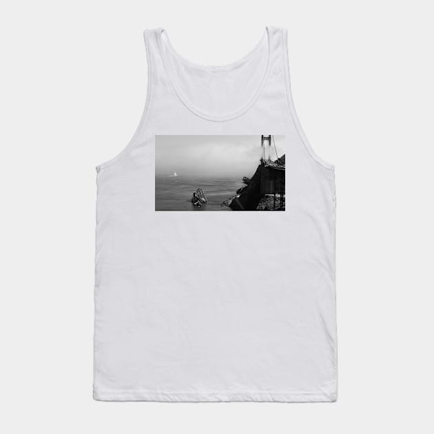 Into the Fog. San Francisco Tank Top by IgorPozdnyakov